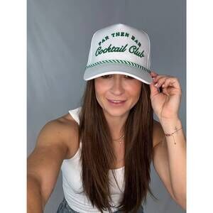 NEW SOCIAL STATEMENT par then bar cap in white